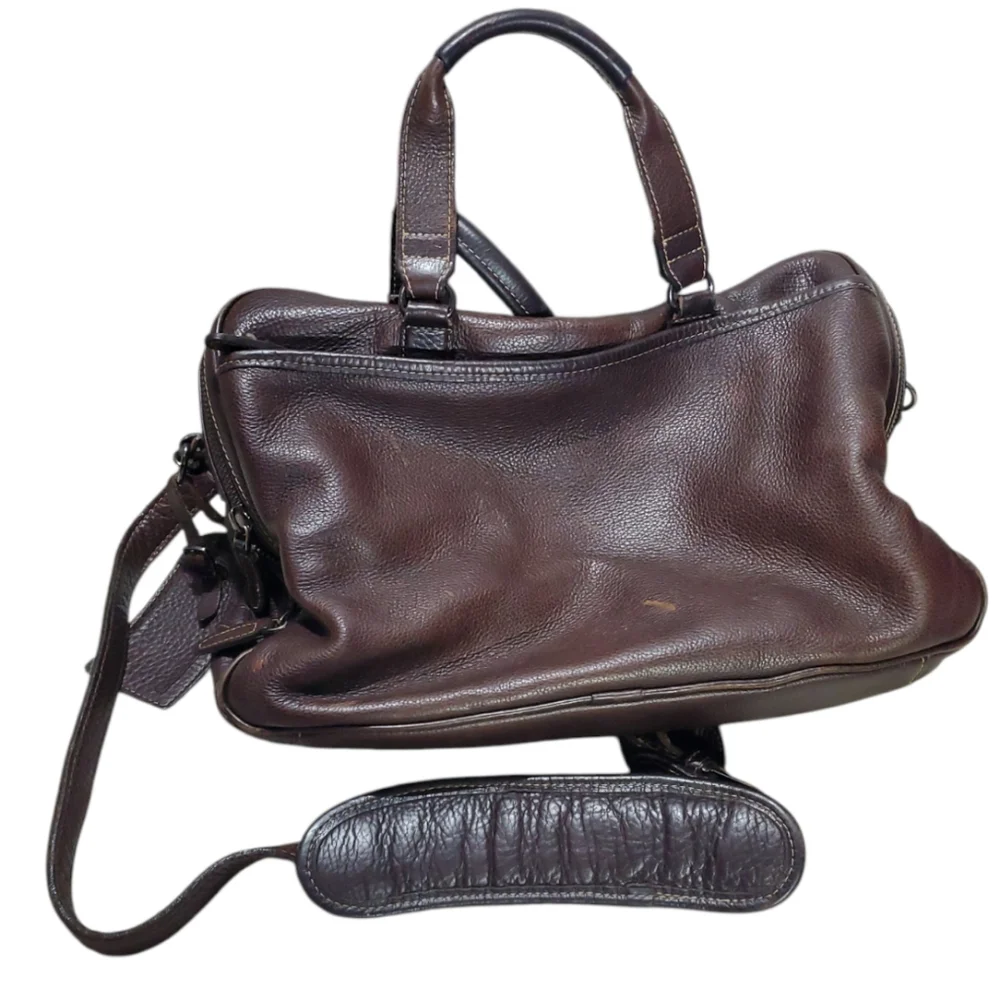Allen Edmunds Leather Briefcase